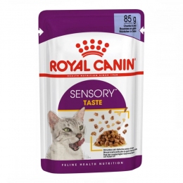 9 + 3шт Royal Canin fhn sensory taste jelly консервы для кошек 85г 11478 акция - Влажный корм для кошек и котов