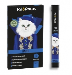 Лакомство для котов Крем-снек Tail Paws Hazel cat, с лососем, 5 шт по 15 г - Similar products