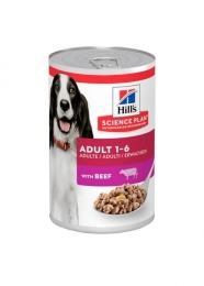 Hill's SP Adult Dog консерва для дорослих собак з яловичиною 370 г -  Консерви для собак Hill's 