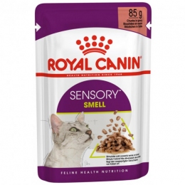 Royal Canin Sensory Smell in Gravy 85г Корм для привередливых котов в соусе -  Лечебный корм для кошек Royal Canin   