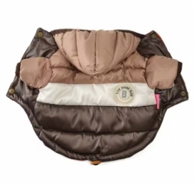 Куртка пуффер с капюшоном коричневый, р14 - Similar products