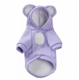 Худі капюшон з вушками бузковий - 