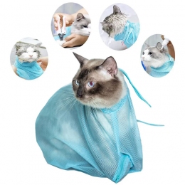 Котокупальник Чехол для купания кошек 35*50*11 см с подкладкой -  Аксессуары для кошек - Китай     