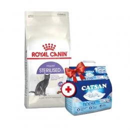 АКЦІЯ Royal Canin Sterilised 37 сухий корм для стерилізованих кішок 4 кг + наповнювач Catsan 5л - Similar products