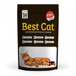 Best Cat Наполнитель для котов 3,6 л бело-черный 105781 - Наполнитель для кошачьего туалета