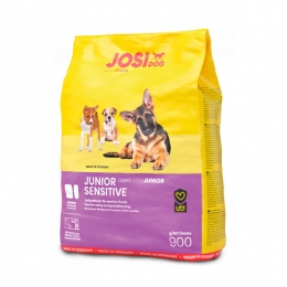 JosiDog by Josera Junior Sensitive Сухой корм для щенков c чувствительным пищеварением, 900 г -  Корм Josera (Йозера) для собак 