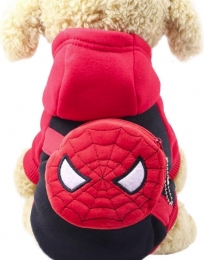 Худи Spiderman с сумкой (мальчик) -  Толстовка для собак  