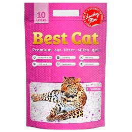Best Cat Pink Flower силикагелевый наполнитель - Наполнитель для кошачьего туалета