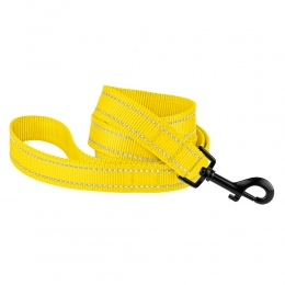 Поводок для собак BronzeDog желтый 1228 59Т -  Поводки для собак -    