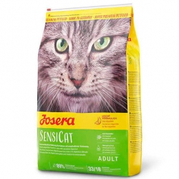 Josera SensiCat Сухой корм для кошек с чувствительным пищеварением с птицей - Гипоаллергенный корм для собак