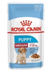 Royal Canin MEDIUM PUPPY консервы для щенков средних пород 140г -  Роял Канин консервы для собак 