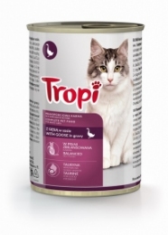 Консерва Tropi в соусе для кошек с гусем, 415 г - Similar products