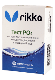 Тест PO4 (фосфати) -  Акваріумна хімія Rikka (Рікка) 