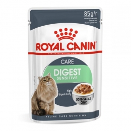 Royal Canin Fhn wet digest sensitive 9 + 3шт, по 85г корм для кошек 11490 Акция -  Корм для стерилизованных котов Royal Canin   