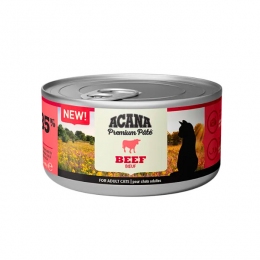 Acana Premium Вологий корм для котів з яловичиною  85гр -  Консерви для котів Acana   