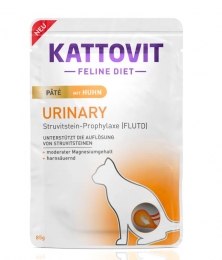 Влажный корм Kattovit Urinary Chicken Pate для кошек, с курицей паштет, 85 г - Similar products