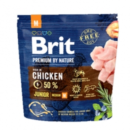 Brit Premium Dog Junior M для щенков и молодых собак средних пород - Корм для собак Brit Premium