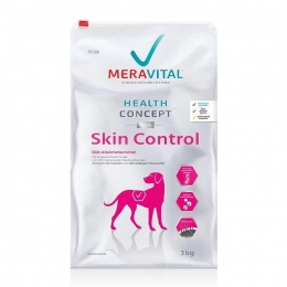 MERA MVH Skin Control при дерматозах и чрезмерном выпадении шерсти корм взрослых собак 3кг - Сухой корм для собак
