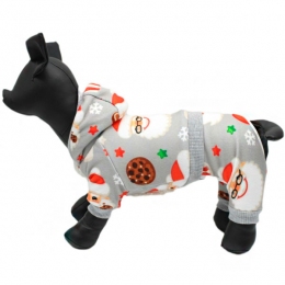Комбинезон Клаус флис на овчине (мальчик), XXS -  Демисезонная одежда для собак 