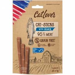 Ласощі Catlover для котів з лососем 5шт - Смаколики та ласощі для котів