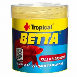 Корм для риб півників Tropical Betta 50мл / 15г 77062 -  Корм для риб -   Вид Пластівці  