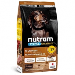 T27 NUTRAM Total GF курка та індичка Сухий корм для собак дрібних порід -  Корм для собак Nutram (Нутрам) 