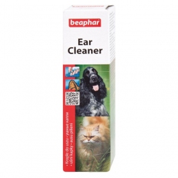 Ear Cleaner капли для ухода за ушами у собак и кошек Беафар -  Средства ухода и гигиены для кошек -   Тип: Уход для ушей  