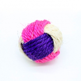 Кігтеточка плетений м'яч, 6 см -  Іграшки для кішок -   Матеріал Сизаль  