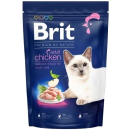 Сухой корм для кошек Brit Premium Nature Cat Adult Chicken с курицей -  Корм Brit Premium для кошек 