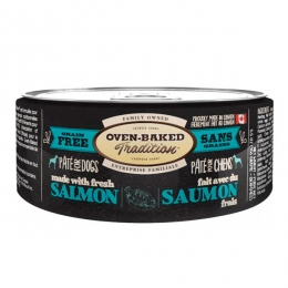 Беззерновий вологий корм для собак Oven-Baked Tradition Dog Salmon зі свіжим м'ясом лосося, 354 г -  Вологий корм для собак -   Клас Беззерновой  