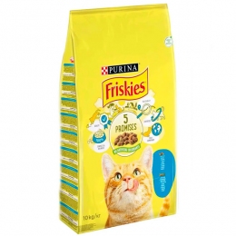 Friskies Salmon Сухий корм для котів з лососем та овочами -  Сухий корм для кішок -   Інгредієнт Овочі  