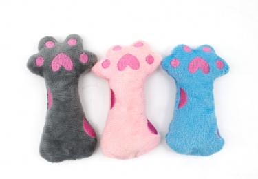 Игрушка для кота Кошачьи лапки велюр цветные 10 см. - Similar products