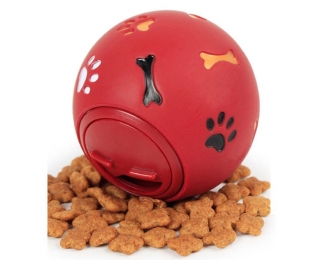 М'яч для ласощів кісточка з лапками 20 см для собак -  Іграшки для ласощів для собак - Інші     