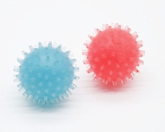 Набор мячей с шипами с запахом ванили красный, синий 4 см -  Игрушки для собак -    