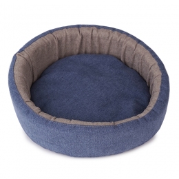 Премиум серо-синий лежак для животных -  Домики и лежаки для собак Fifa     