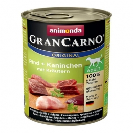 Animonda GranCarno влажный корм с кроликом и травами для собак 800 гр - Similar products