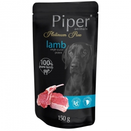 Dolina Noteci Piper Platinum Pure консерва для взрослых собак с ягненком и рисом -  Влажный корм для собак -   Ингредиент: Ягненок  