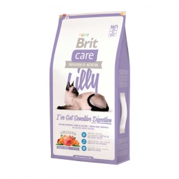 Brit Care Lilly I have Sensitive Digestion сухой корм для кошек с чувствительным пищеварением -  Сухой корм для кошек -   Вес упаковки: 5,01 - 9,99 кг  