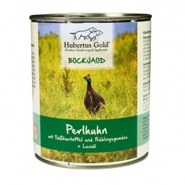 Hubertus Gold консервы для собак с цесаркой, с картошкой, овощами и льняным маслом 800г - Влажный корм для собак