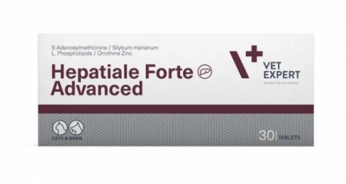 VetExpert  Hepatiale  Forte Advanced  (Гепатиале Форте Эдванст) 30 таб. - Ветпрепараты для кошек и котов