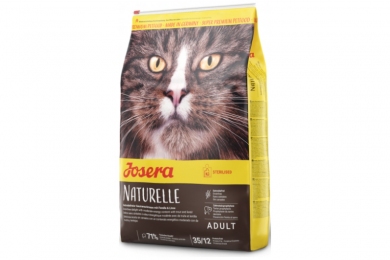 Josera Naturelle Sterilised 10кг - Беззерновой корм для стерилізованих котів -  Сухий корм для кішок -   Клас Холістік  