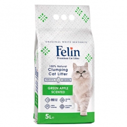Felin наповнювач для котів зелене яблуко - Наповнювач для котячого туалету