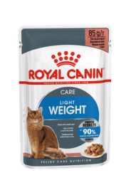 Royal Canin Light Weight Care Gravy влажный корм для котов кусочки облегченного паштета в соусе -  Диетический корм для кошек Royal Canin   