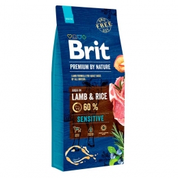 Brit Premium Dog Sensitive Lamb для собак с чувствительным пищеварением -  Сухой корм для собак -   Ингредиент: Ягненок  