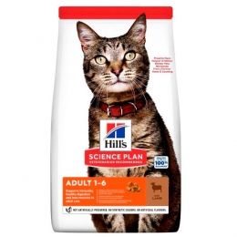 Hill's Science Plan Adult with Chicken Сухой корм для кошек с курицей -  Сухой корм Хиллс для кошек 