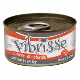 VIBRISSE лосось у власному соку консерва для котів 70г - Консерви для котів