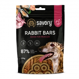 Джерки Savory Bars With Rabbit, батончики с кроликом 100 гр. - Similar products
