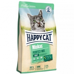 Happy Cat Minkas Mix Сухой корм для кошек 1,5кг -  Сухой корм для кошек -   Класс: Премиум  