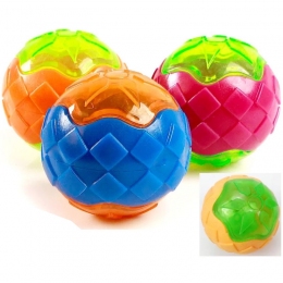 М'яч що світиться для собак в вінілі 9 см SL-008 - М'ячики для собак