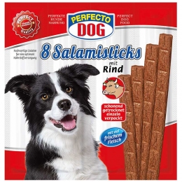 Perfecto Dog Палочки для собак говядина красные 8шт х 11г Германия -  Лакомства для собак -   Вид: В упаковке  